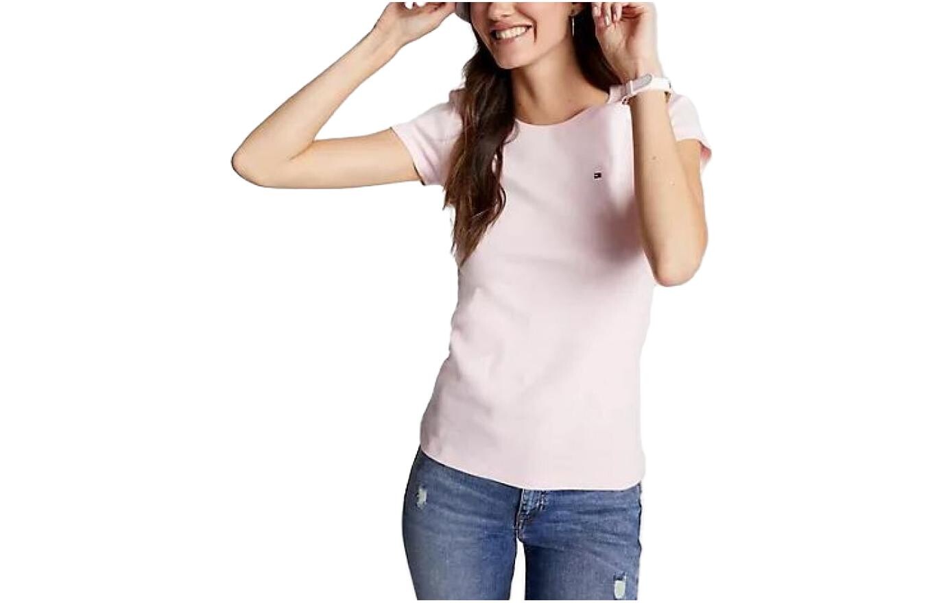 

Футболка женская розовая Tommy Hilfiger