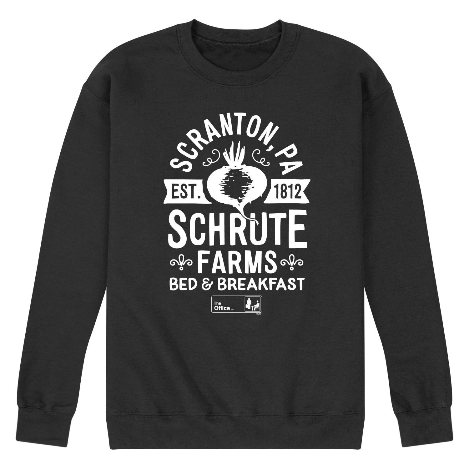 

Мужской свитшот The Office Schrute Farms Licensed Character