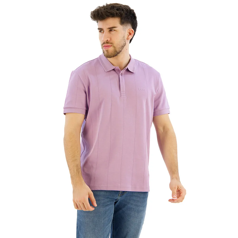 

Поло с коротким рукавом BOSS Paddy DropNeedle AC 10267104, фиолетовый