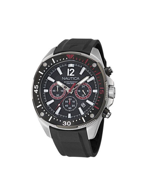 

Часы Sporty Chronograph NAPBSS501 Nautica, серебряный