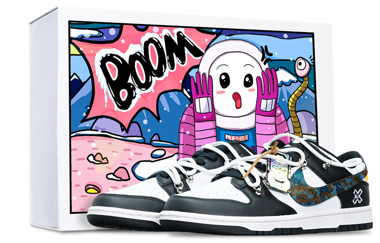 

Кроссовки Nike Dunk, мультиколор