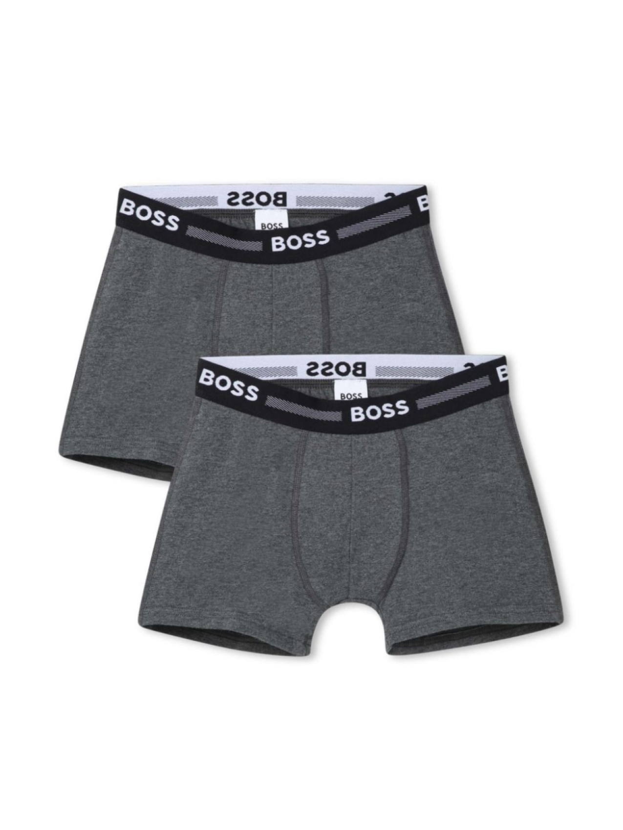 

BOSS Kidswear комплект боксеров с логотипом, серый