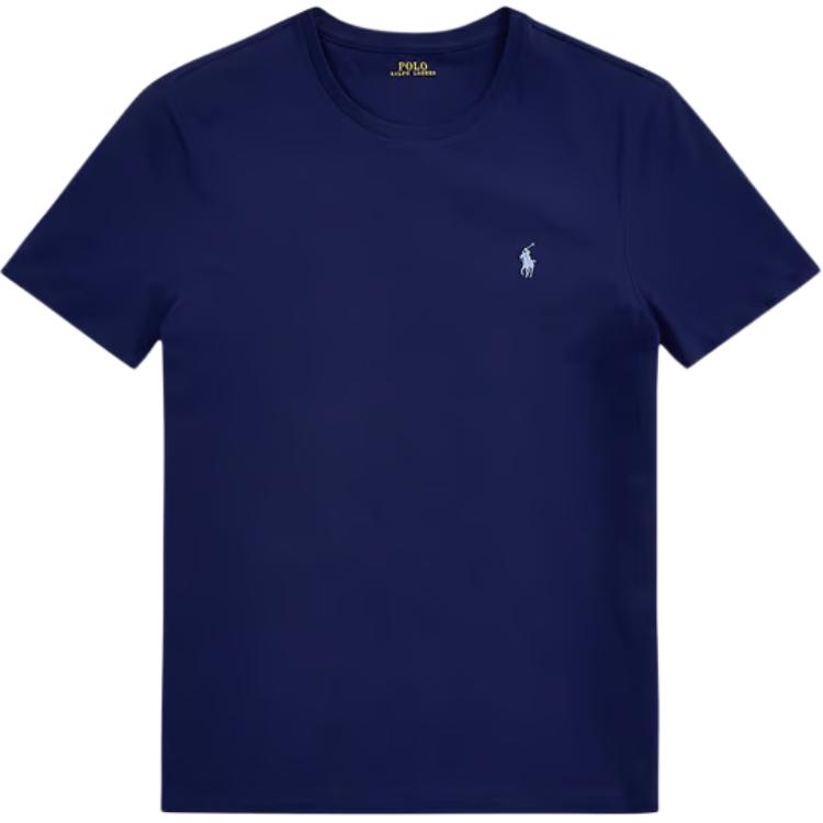 Футболка с вышитым логотипом Polo Ralph Lauren, marine синий — фото 3