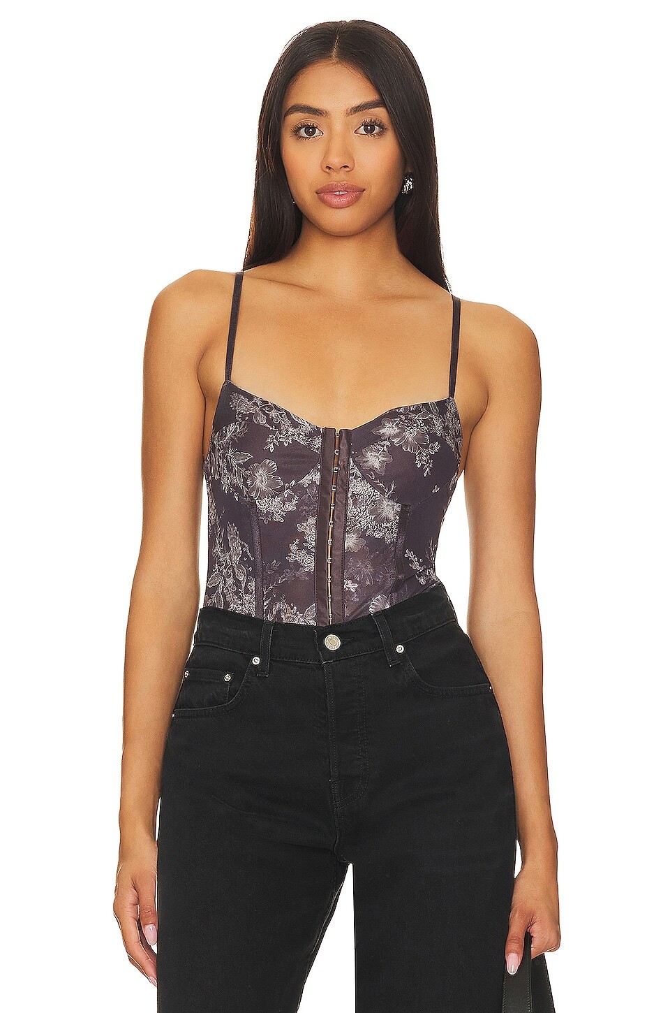 

X интимно fp ночной ритм боди Free People, коричневый