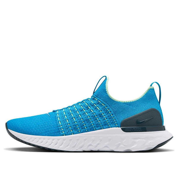 

Кроссовки react phantom run flyknit 2 Nike, синий