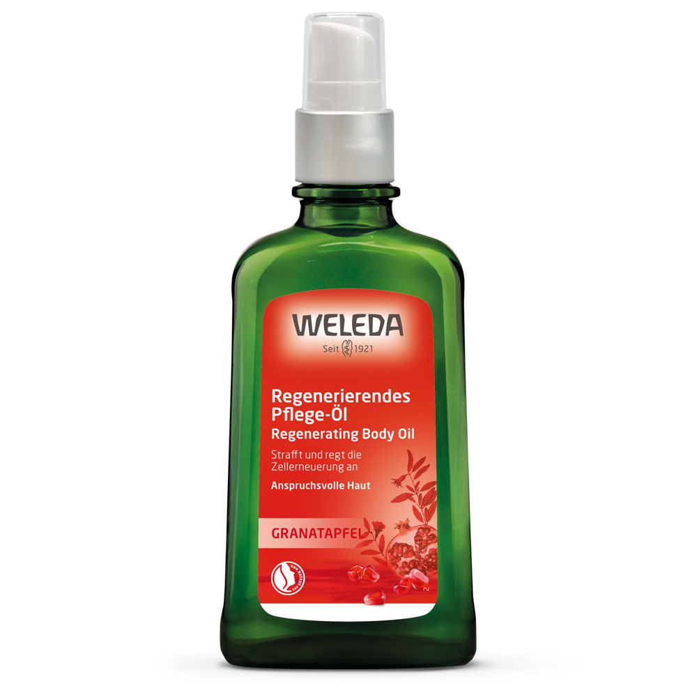 

Регенерирующее масло для тела с гранатом pomegranate regenerating body oil Weleda, 100 мл