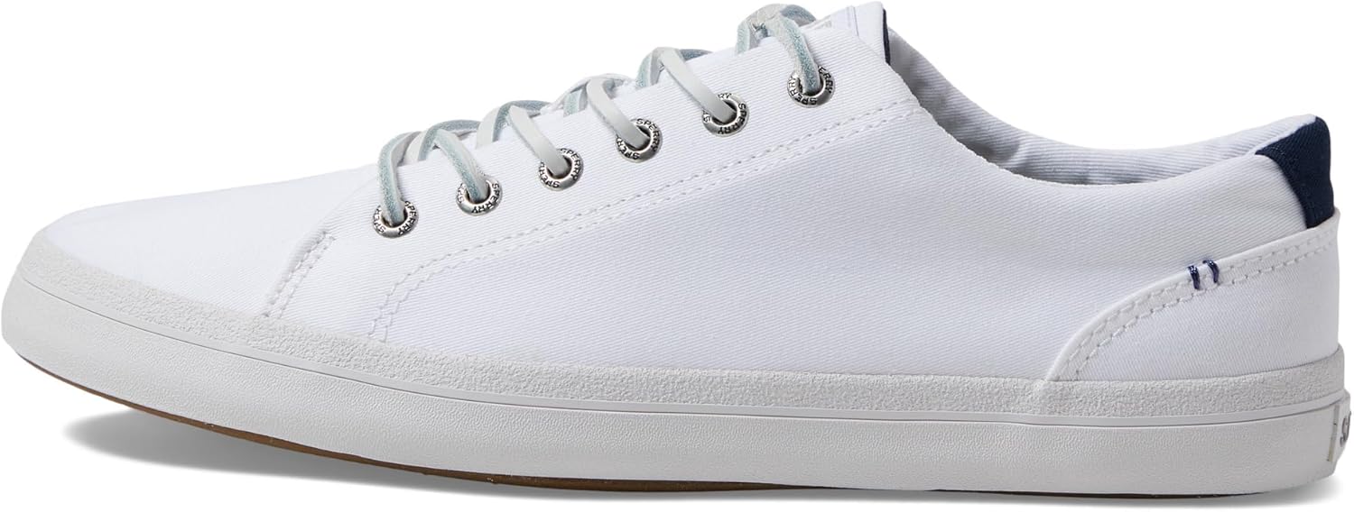 Мужские текстильные кроссовки Sperry SeaCycled Striper II, белый — фото 4