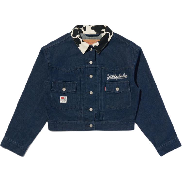 

Levi's x wanjuzongdongyuan,lianmingkuan toy story, collaboration fw25 джинсовая куртка women's Levis, синий