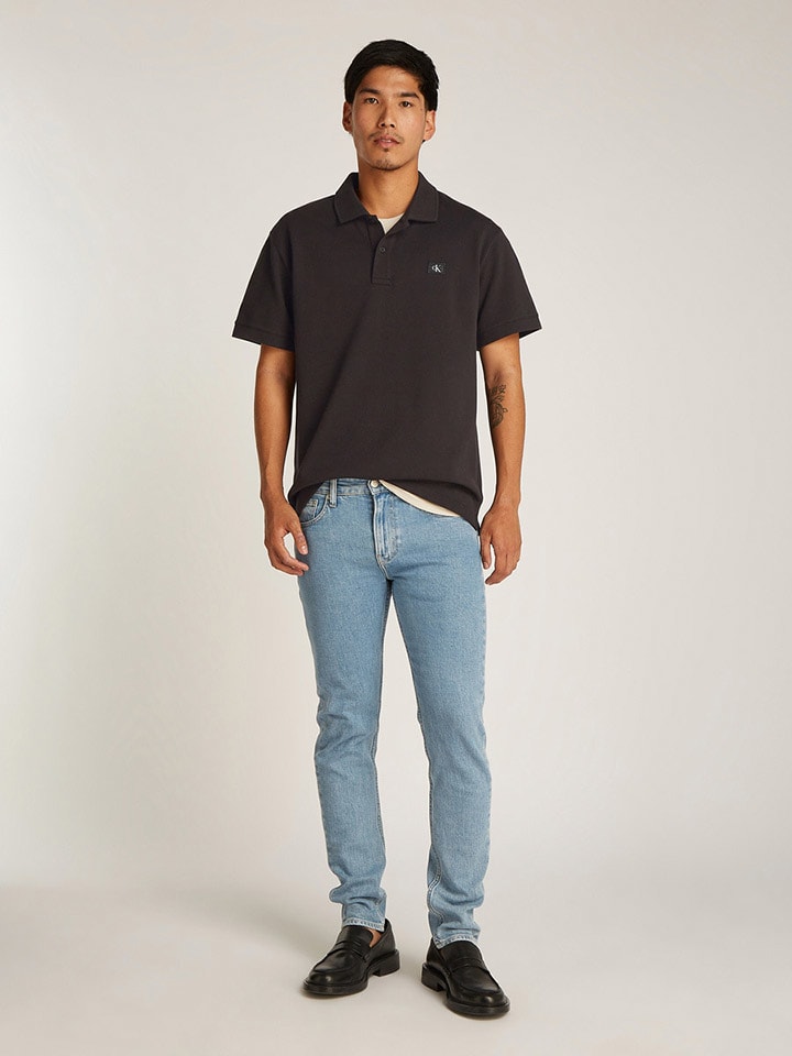 

Футболка поло CALVIN KLEIN JEANS, черный