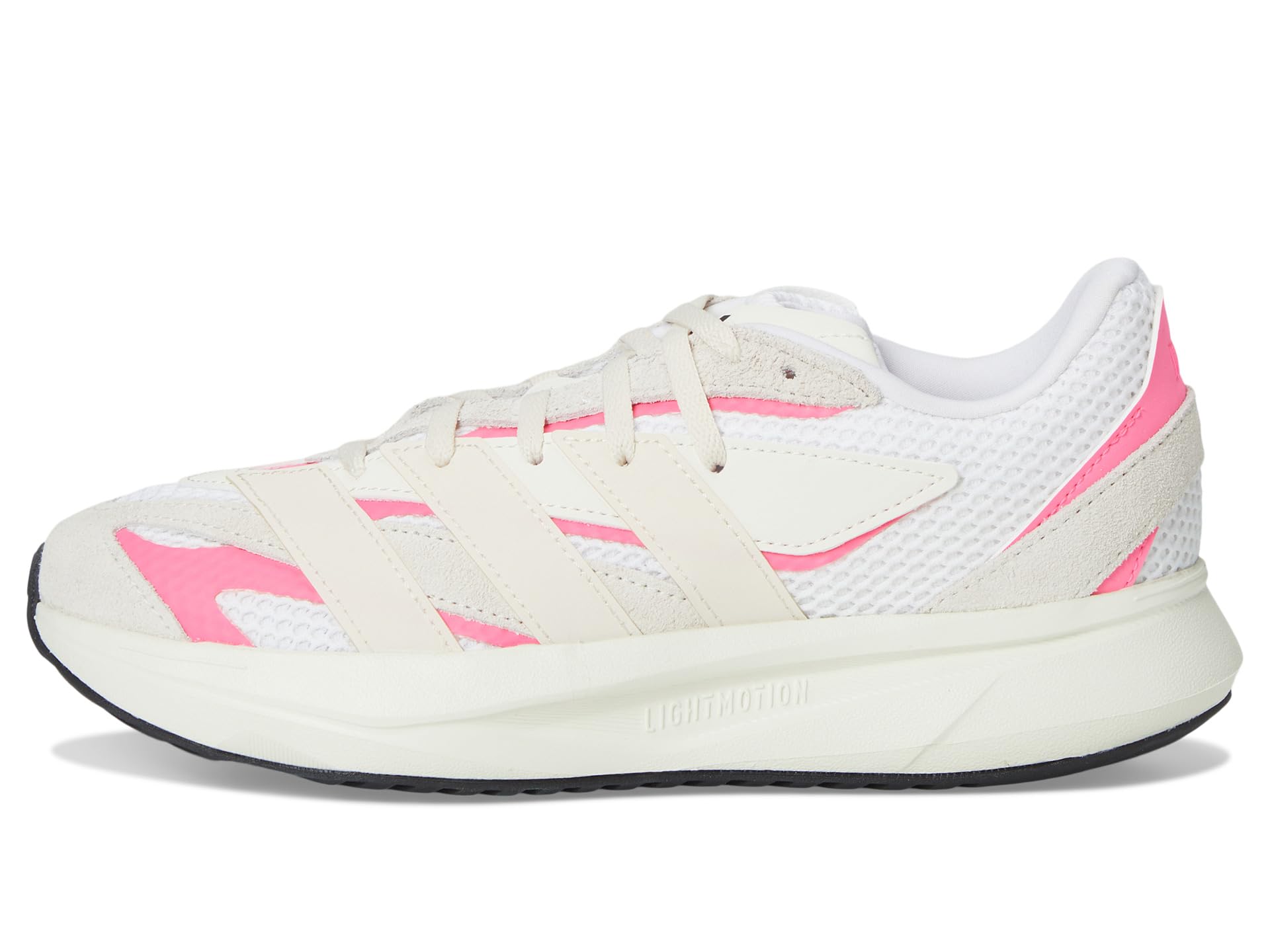 Кроссовки Adidas Kids Lightstride Sportswear Shoes, Off-White/Wonder White/Lucid Pink — фото 4