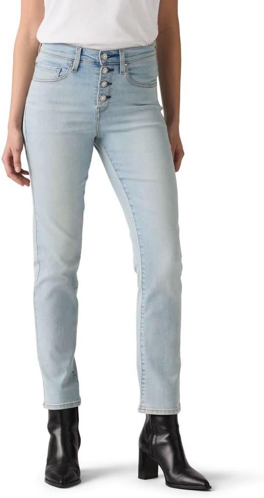 

Женские джинсы Levi's 724 Exp Rhinestone B Fly, (New) Bright And Right (Stretch)