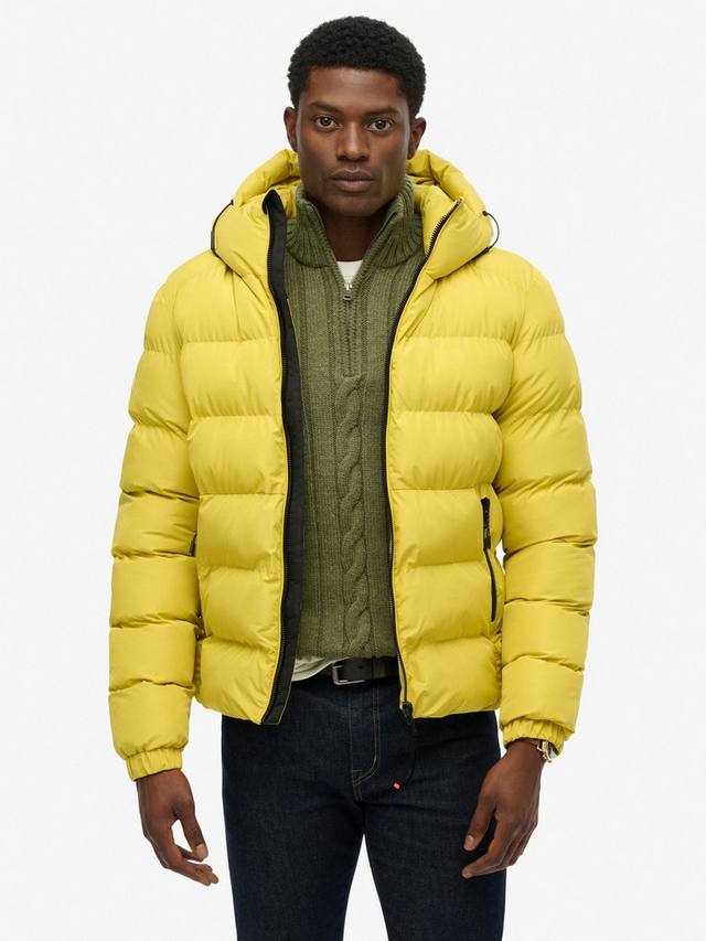 

Утепленная спортивная куртка с капюшоном Superdry, Wax Yellow