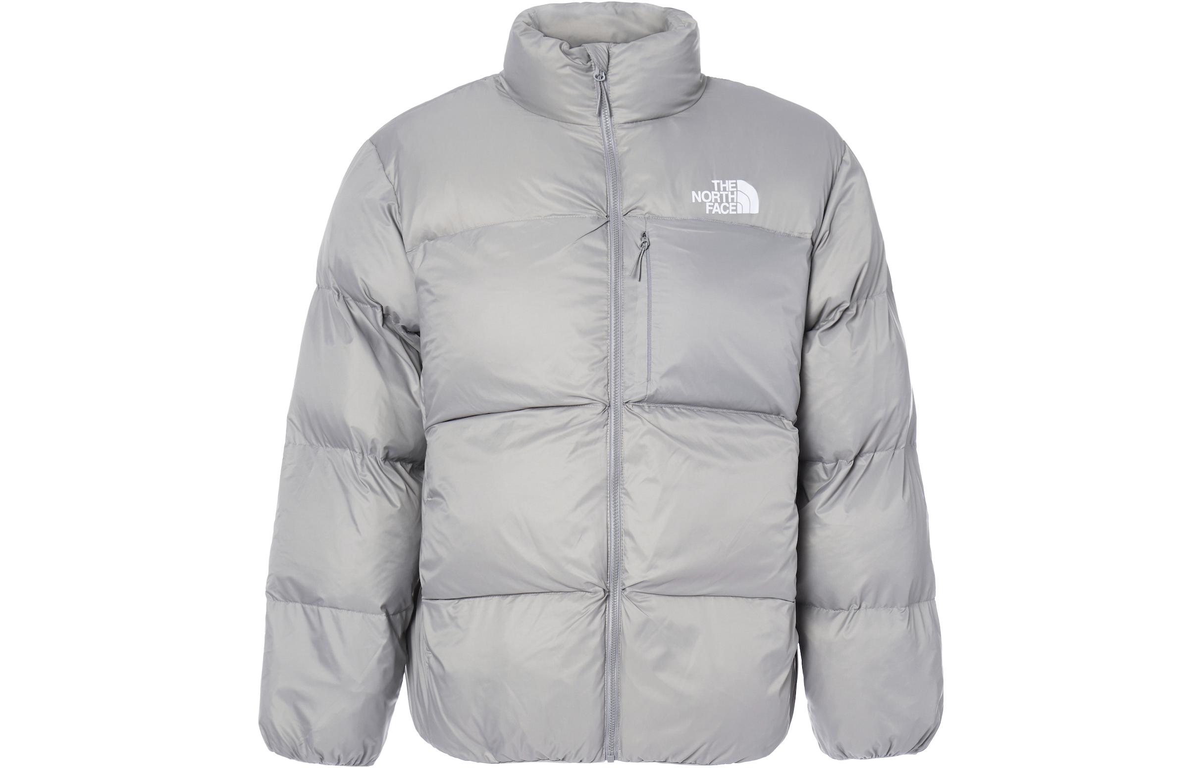 

Стеганая куртка унисекс серая The North Face, серый