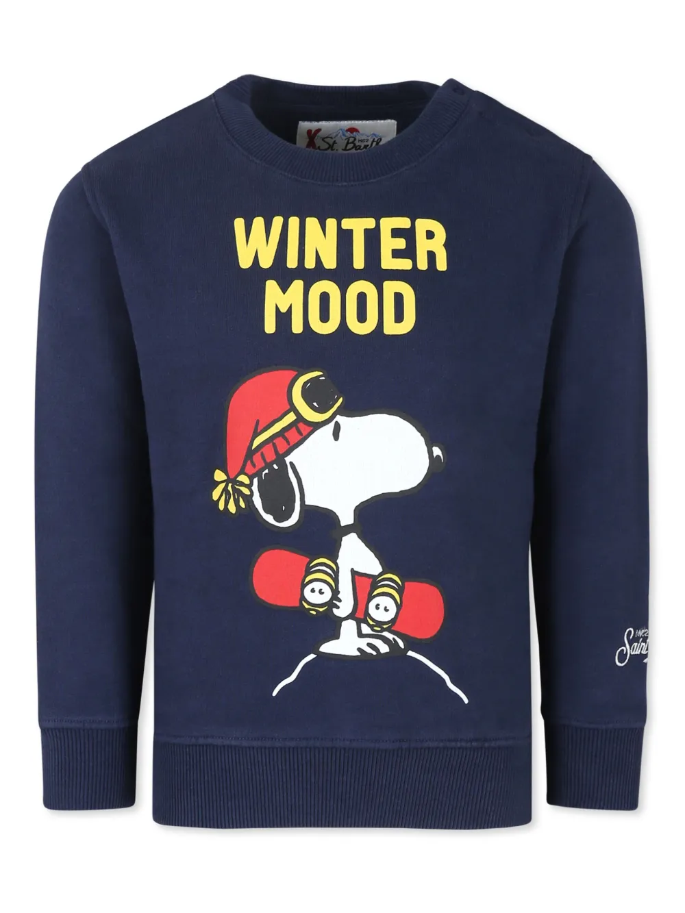 

Толстовка Peanuts из коллаборации со Snoopy MC2 Saint Barth Kids, синий