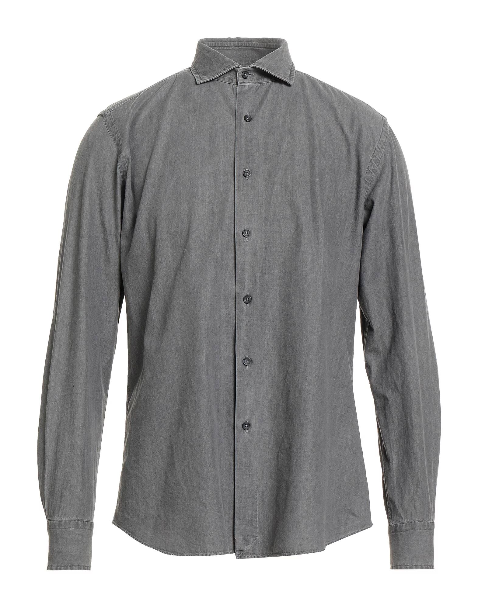 

Джинсовая рубашка Xacus, серый