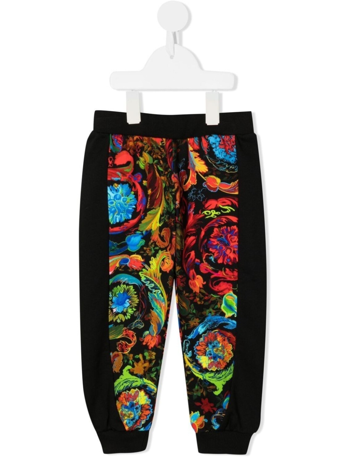 

Спортивные брюки с узором Versace Kids, черный