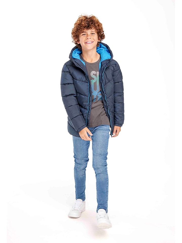 

Minoti Стеганая куртка темно-синего цвета