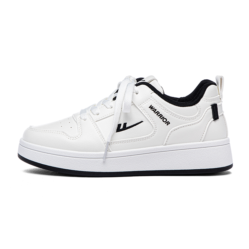 

WARRIOR Синтетические кожаные скейтерские кроссовки с противоскользящей подошвой, амортизацией и устойчивостью к истиранию, низкие, унисекс