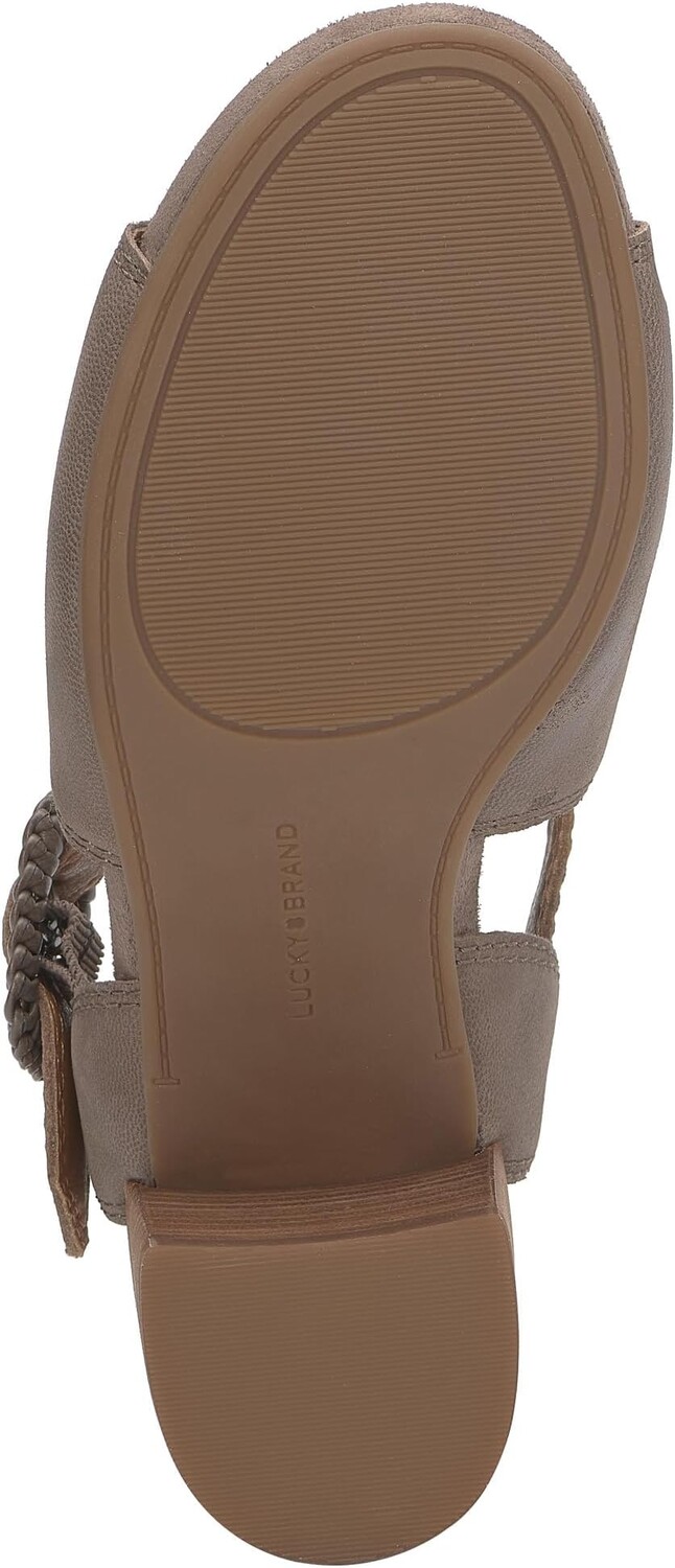 Сандалии Lucky Brand Juliane Cutout Heeled Sandal, цвет Coffee Quartz — фото 3