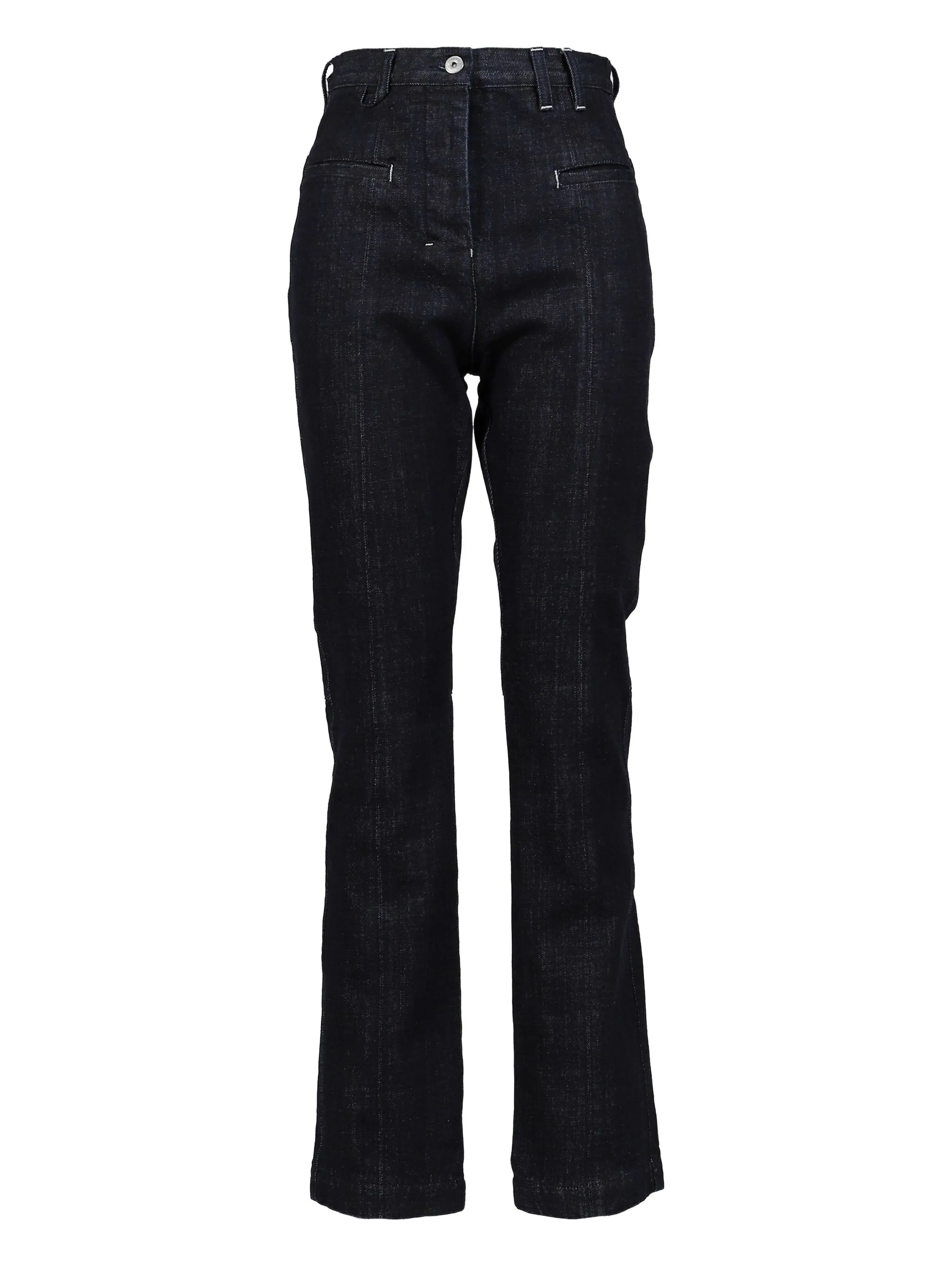 

Джинсы с вышитым логотипом Jacquemus, синий