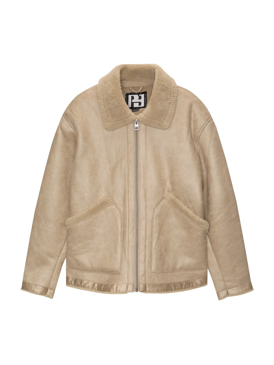 

Зимняя куртка Pull&Bear, бежевый