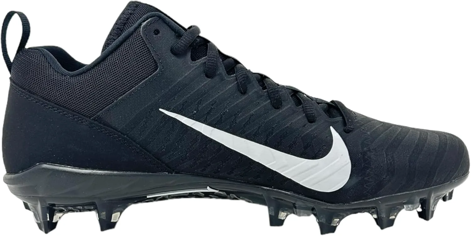 Бутсы для футбола Nike Alpha Menace 2 Low для мужчин, черно-белый — фото 2