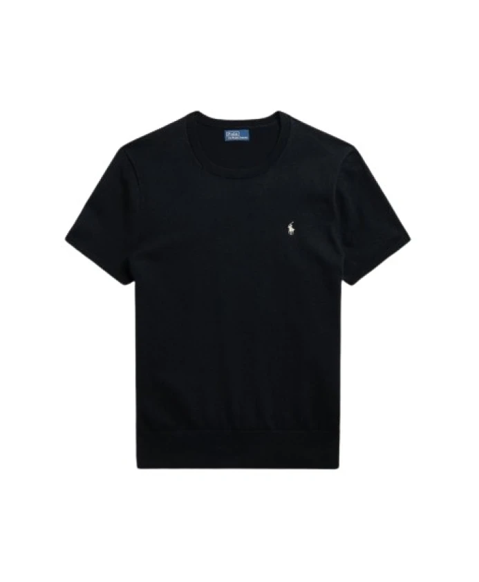 

Свитер Поло с короткими рукавами Polo Ralph Lauren, черный