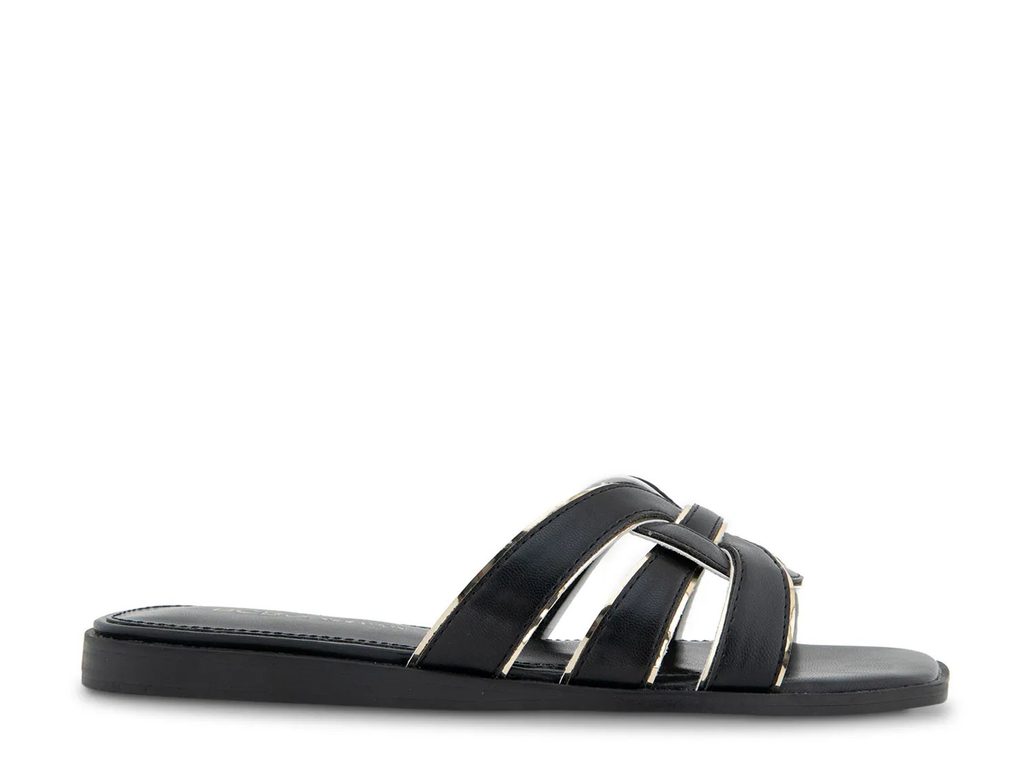 Сандалии BCBGeneration Meltem Sandal, Black/Gold Metallic Synthetic — фото 2