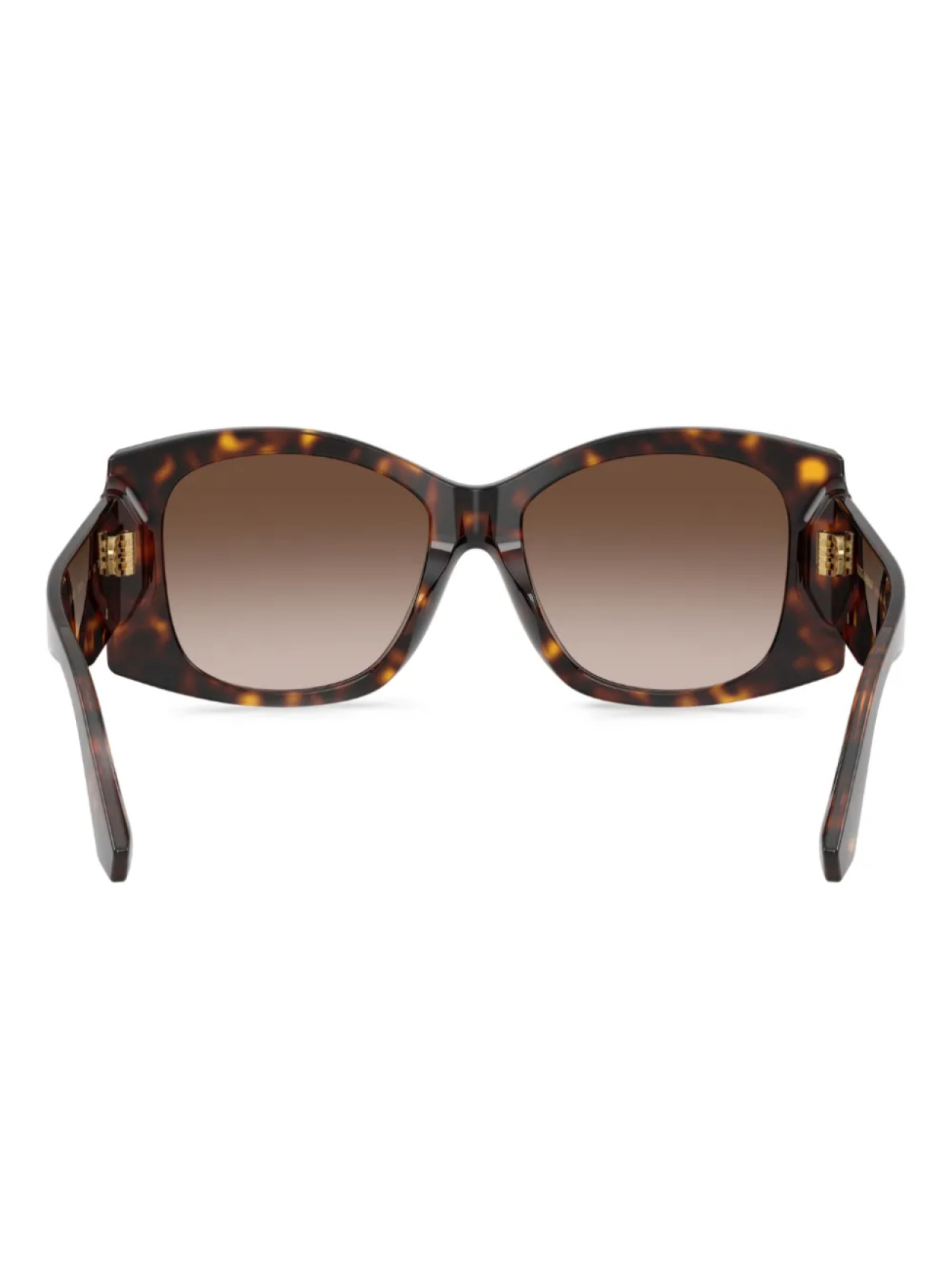Dolce & Gabbana Eyewear солнцезащитные очки в геометричной оправе, коричневый — фото 4