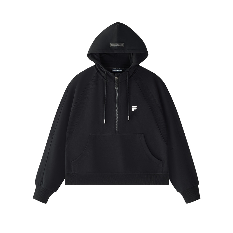 

Женская толстовка цвета «уголь» FILA FUSION, Jet Black