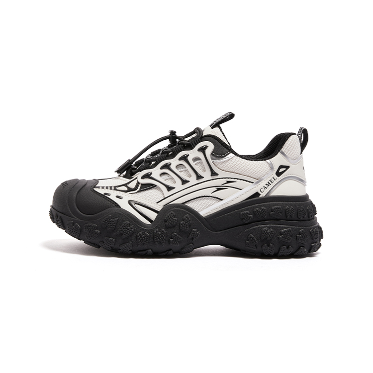

CAMEL Высокие дышащие треккинговые туфли женские бежевый/серебристый/черный, цвет Beige/Silver/Black