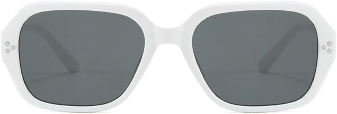 

Солнцезащитные очки Melrose Punk для женщин, люксовый бренд, классические винтажные квадратные солнцезащитные очки для женщин, защита от УФ-излучения UV400, артикул 55580, White