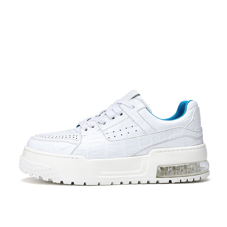 

U7 Низкие повседневные туфли мужские белые