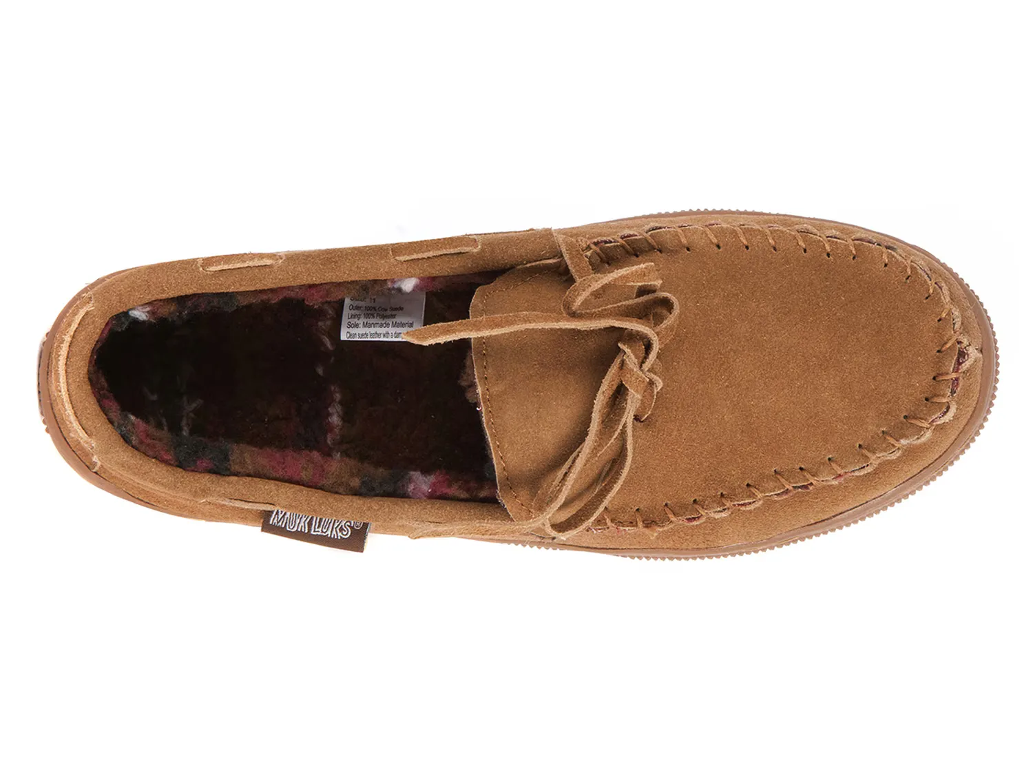 Тапочки Paul Moccasin Slipper Muk Luks, цвет tan — фото 4