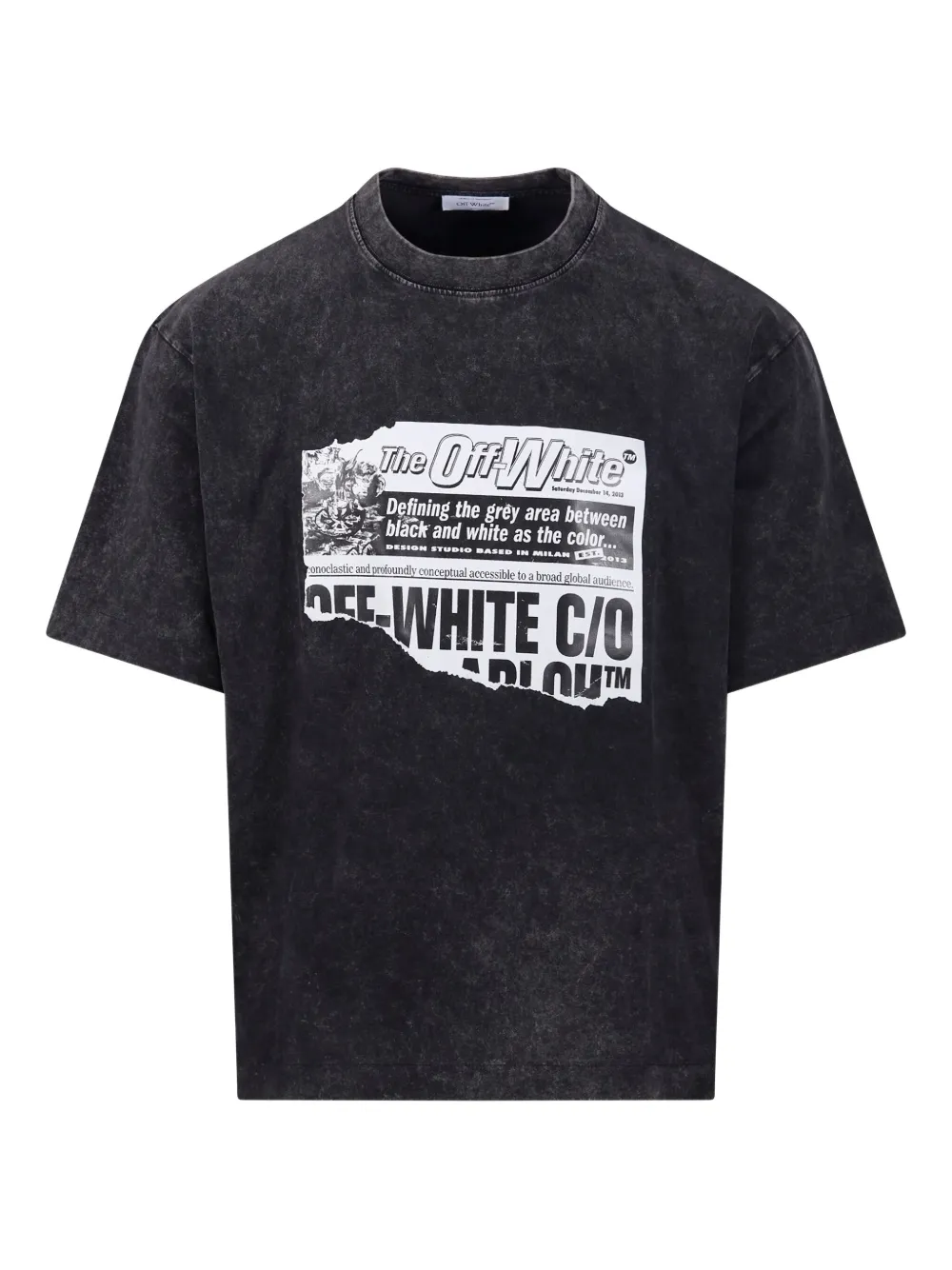 

Футболка с графикой в виде стрел Off-White, серый