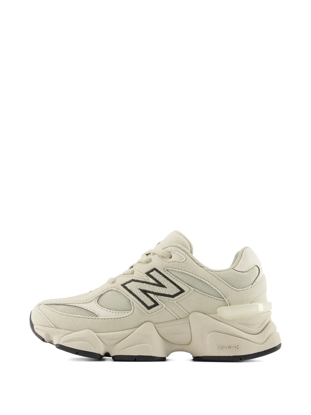 Кроссовки 9060 с ажурной отделкой и логотипом New Balance Kids, бежевый — фото 4