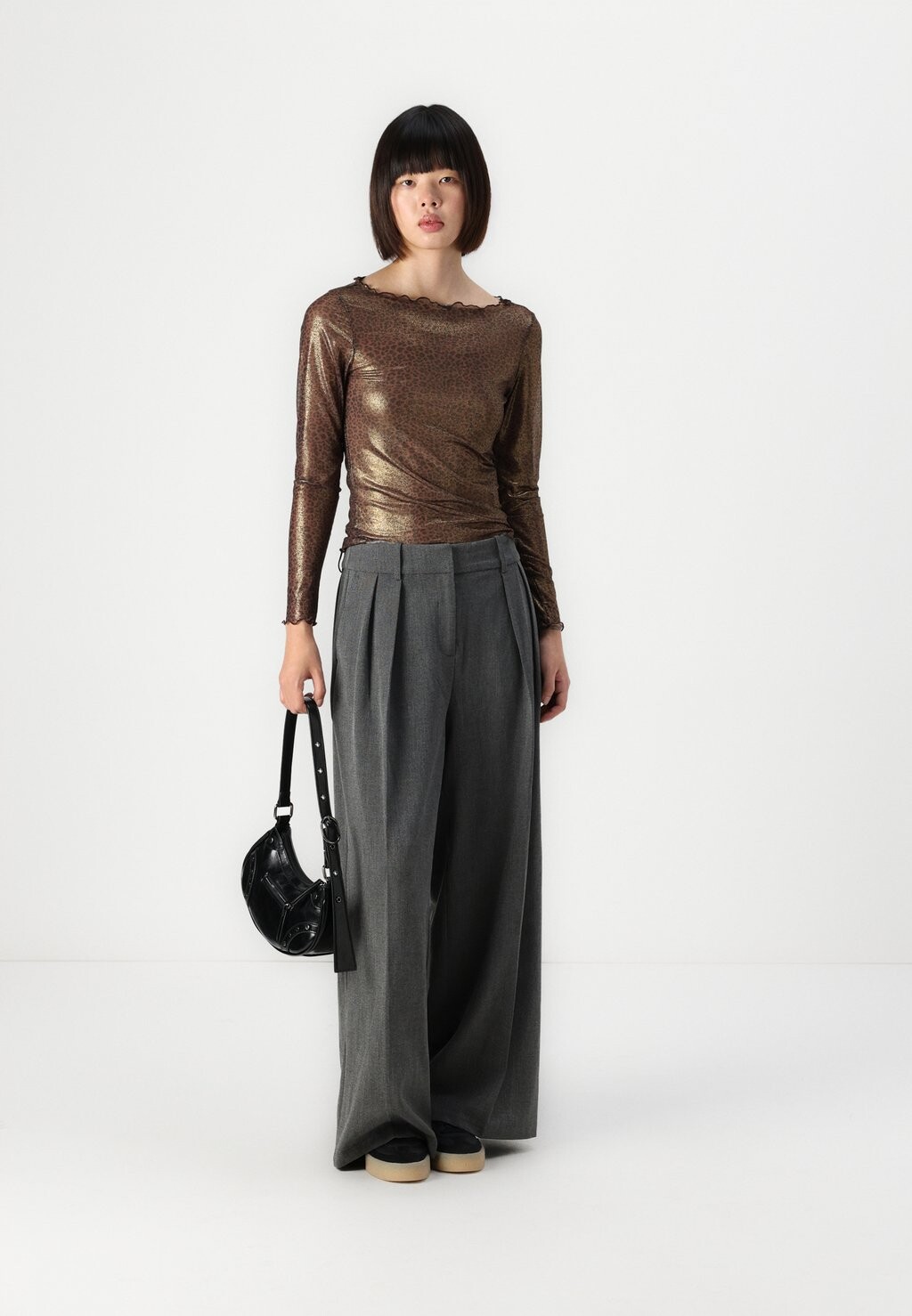 

Брюки VMLOVELY PANT Vero Moda, серый