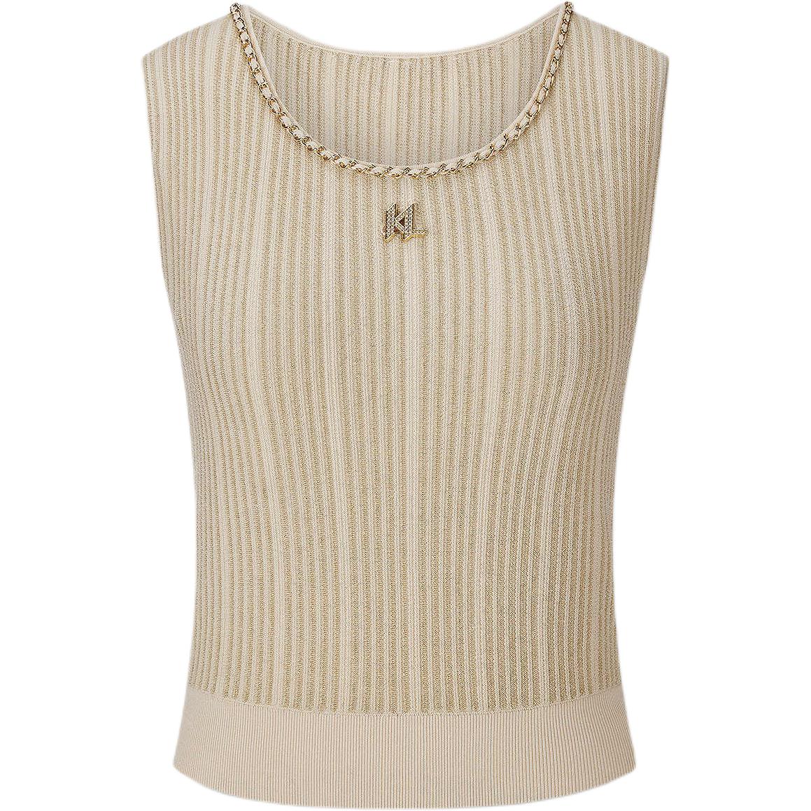 

Футболка-майка KARL LAGERFELD SS25 женская light coffee KARL LAGERFELD / Karl Lagerfeld Jeans, Light Coffee