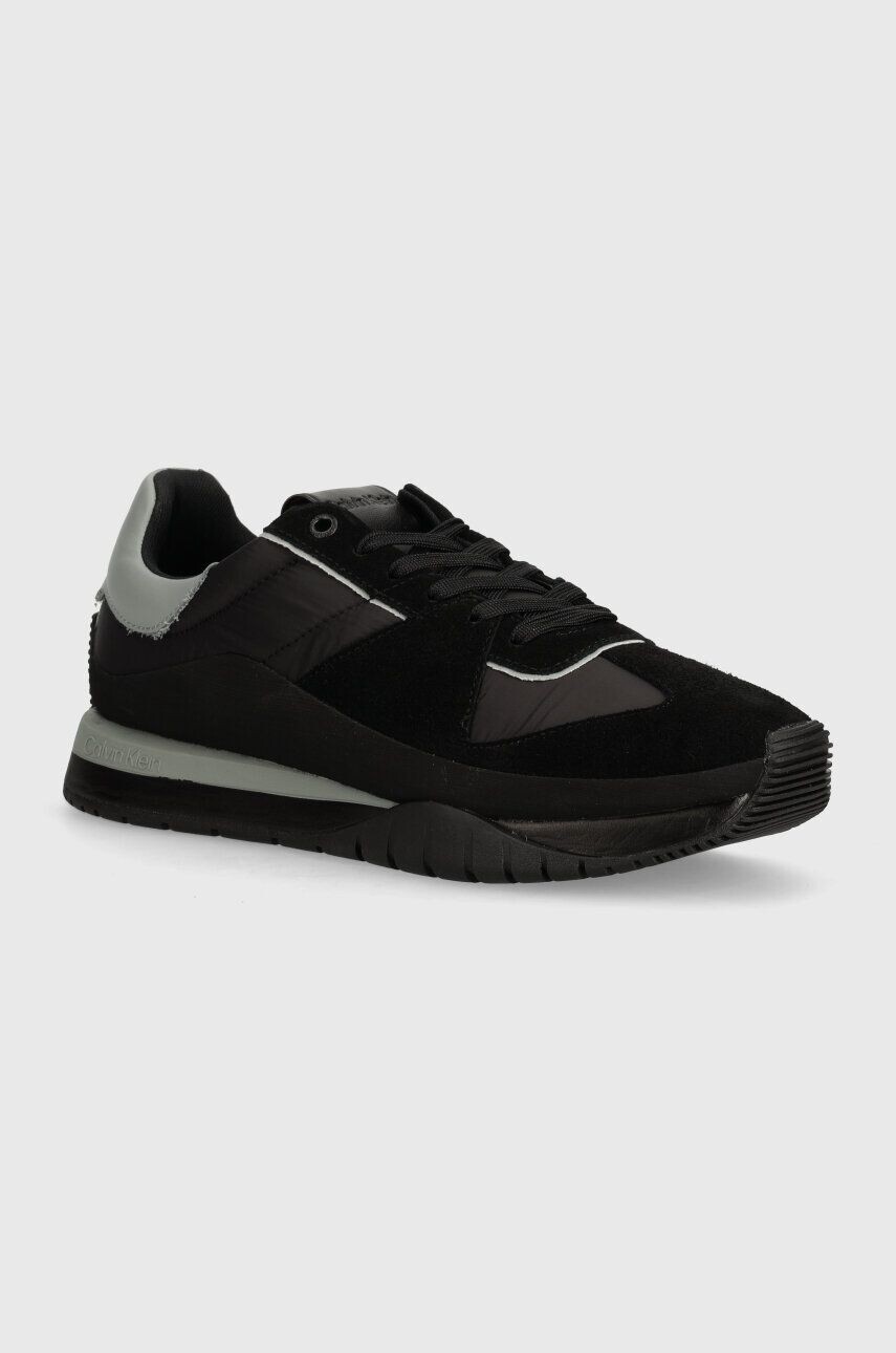 

Кроссовки Calvin Klein LOW TOP LACE UP MIX, черный