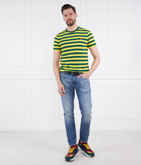 Футболки Custom slim fit Polo Ralph Lauren, желтый — фото 2