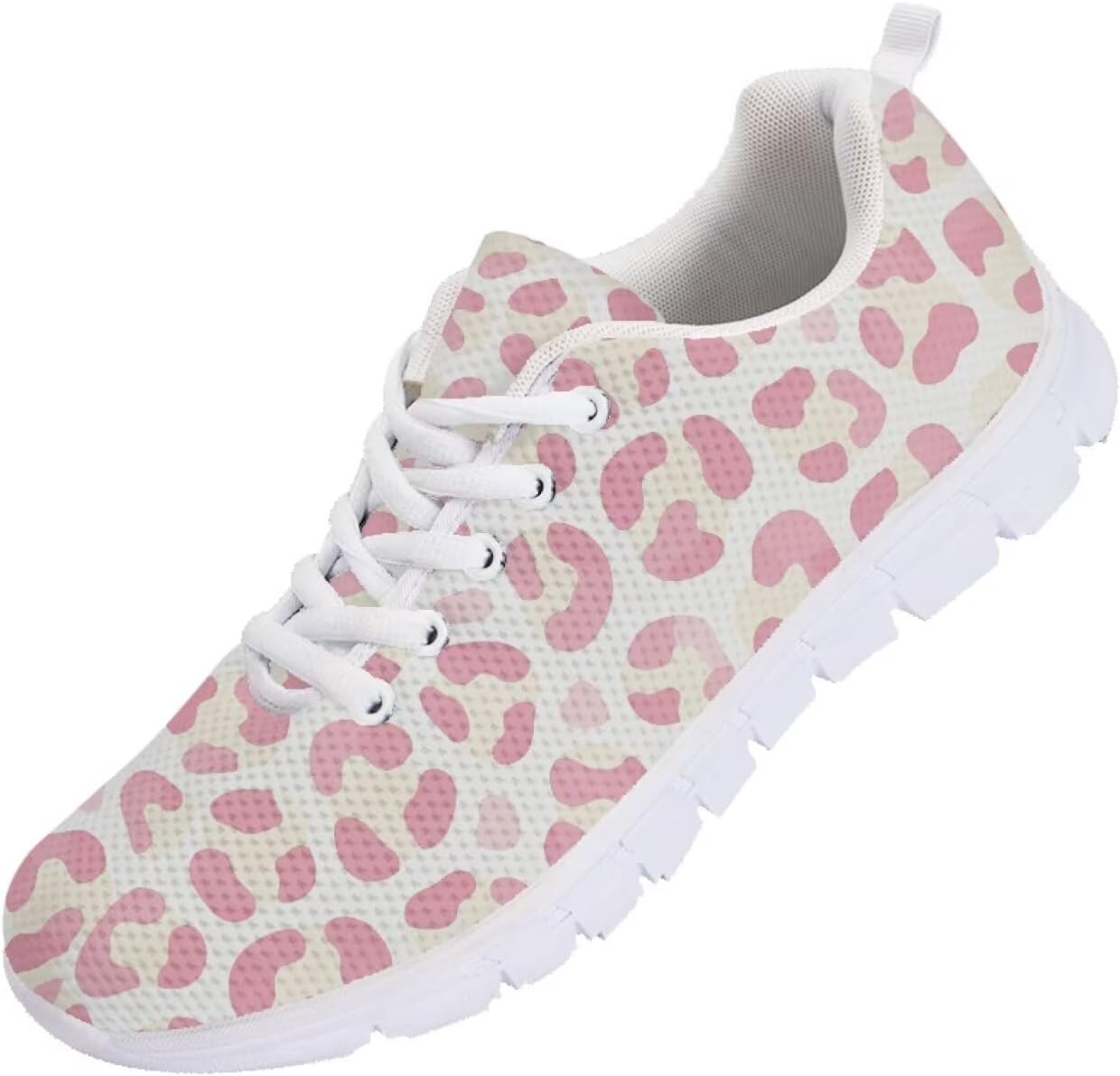 

Кроссовки Funnydude с забавным принтом для мужчин, противоскользящие туристические и спортивные, размер 6.5, розовый