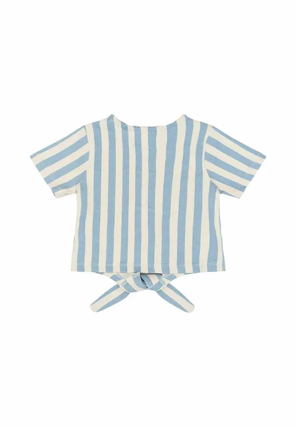 Футболка The New Siblings Taliana tee print, цвет вечно-синий в полоску — фото 4
