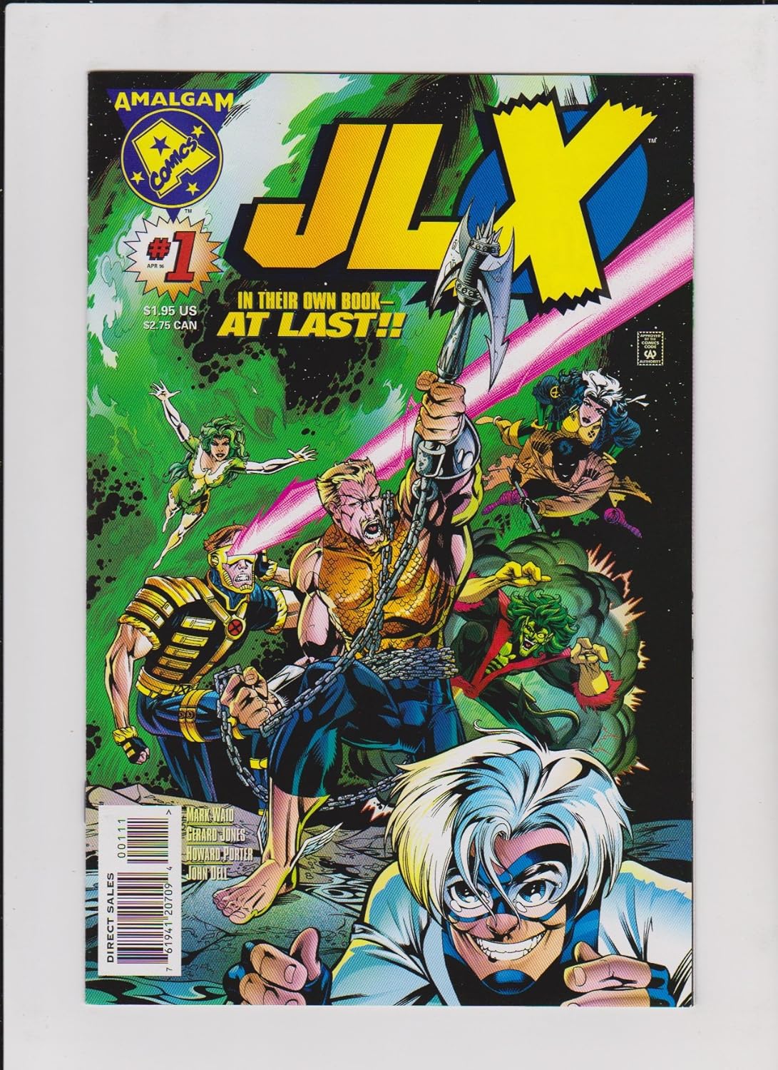 

JLX #1 : A League Of Their Own (Marvel - DC Amalgam Comic Book 1996) (DC Comics)