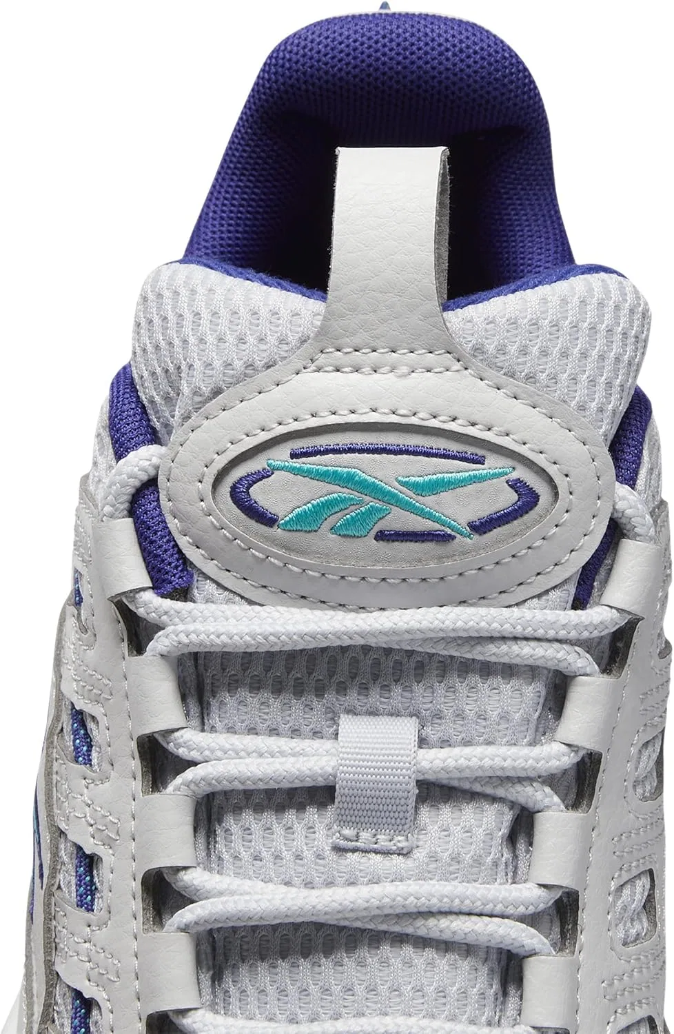 Баскетбольные кроссовки Reebok Solution Mid унисекс, 2-Lgh Solid Grey Semi Classic Teal Bold Purple — фото 4