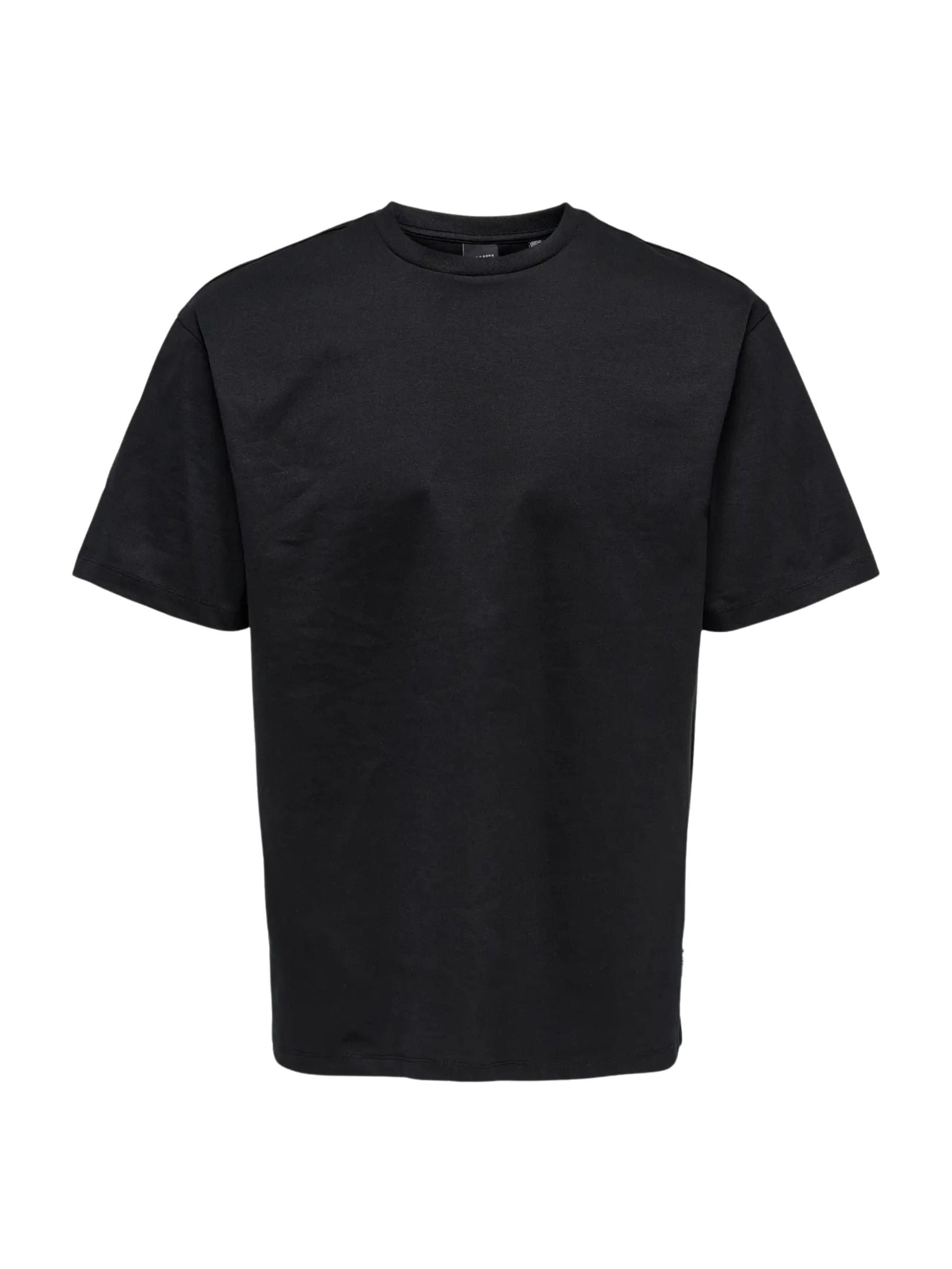 

Only & Sons Футболка 'ONSFRED LIFE RLX SS TEE NOOS' в черном цвете