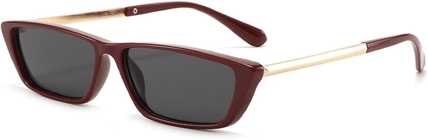 

Винтажные солнцезащитные очки для женщин, роскошные дизайнерские квадратные солнцезащитные очки в стиле ретро, ​​черные очки, женские защитные очки от УФ-излучения UV400 mincl, Dack Red