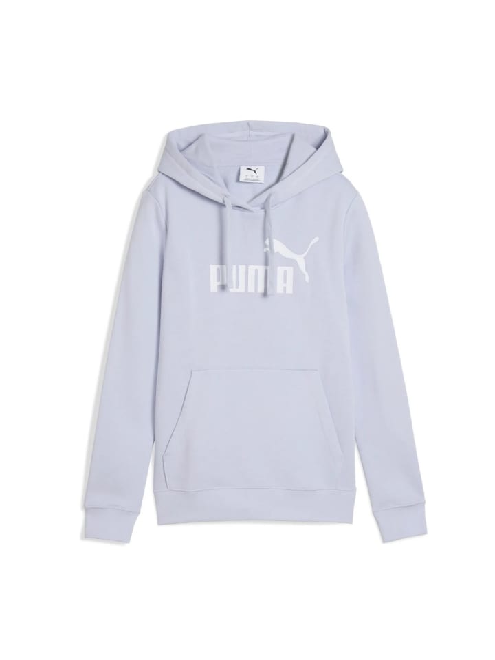 

Толстовка с логотипом № 1 и карманами-кенгуру сиреневого цвета Puma