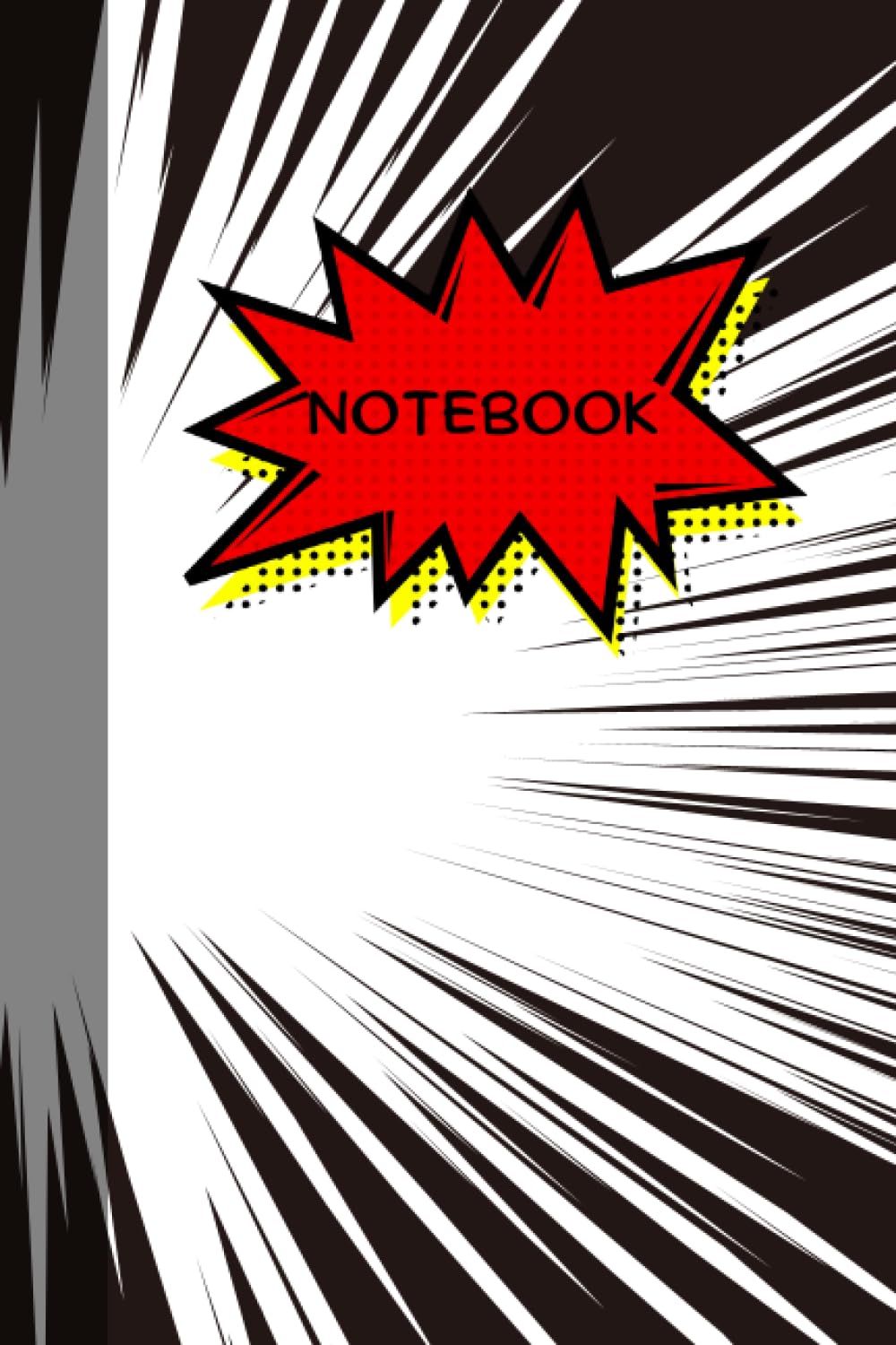

A simple lined notebook with a comic inspired cover: ideal for creating a journal, a diary, research notes & study notes (Independently published)