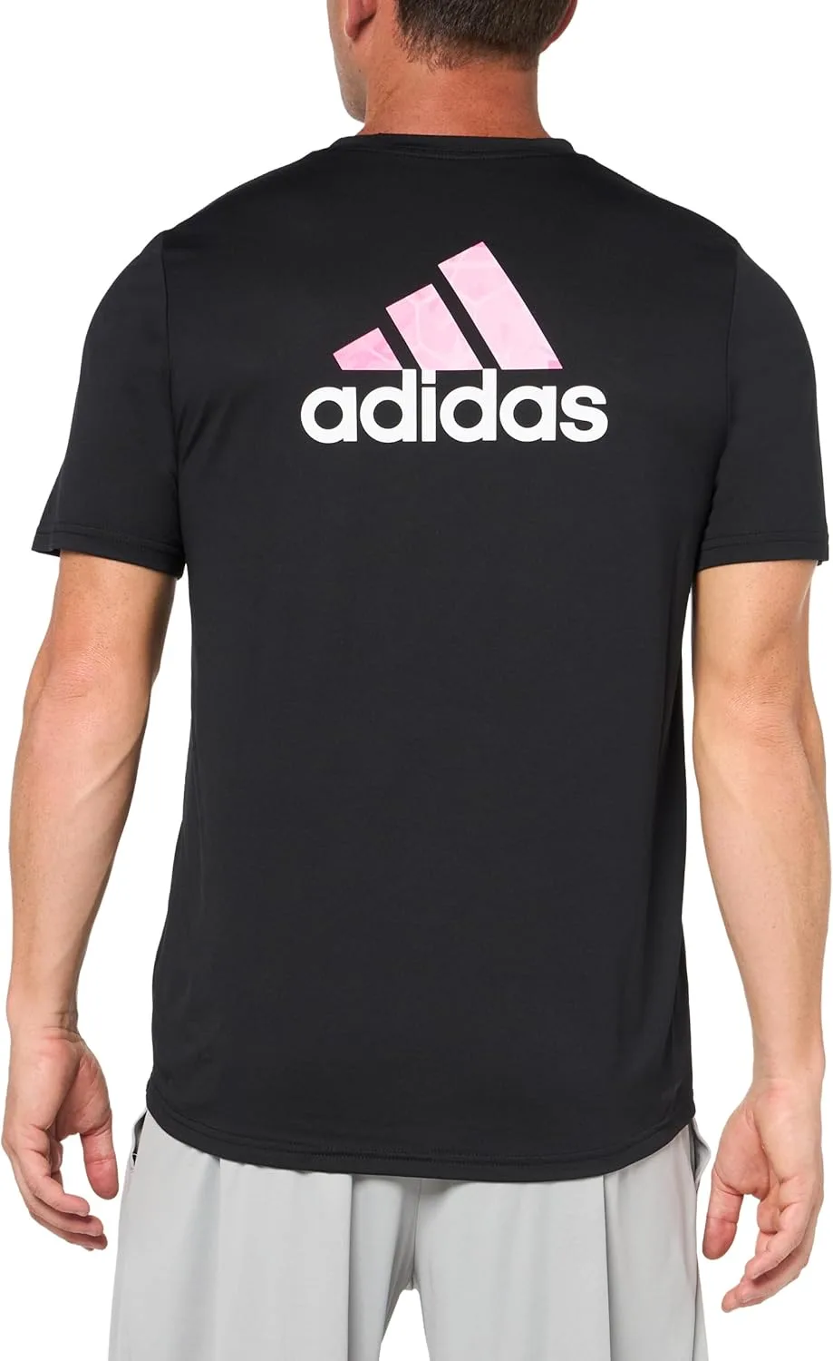 Мужская футболка с коротким рукавом Adidas Inter Miami CF MLS, черный — фото 2