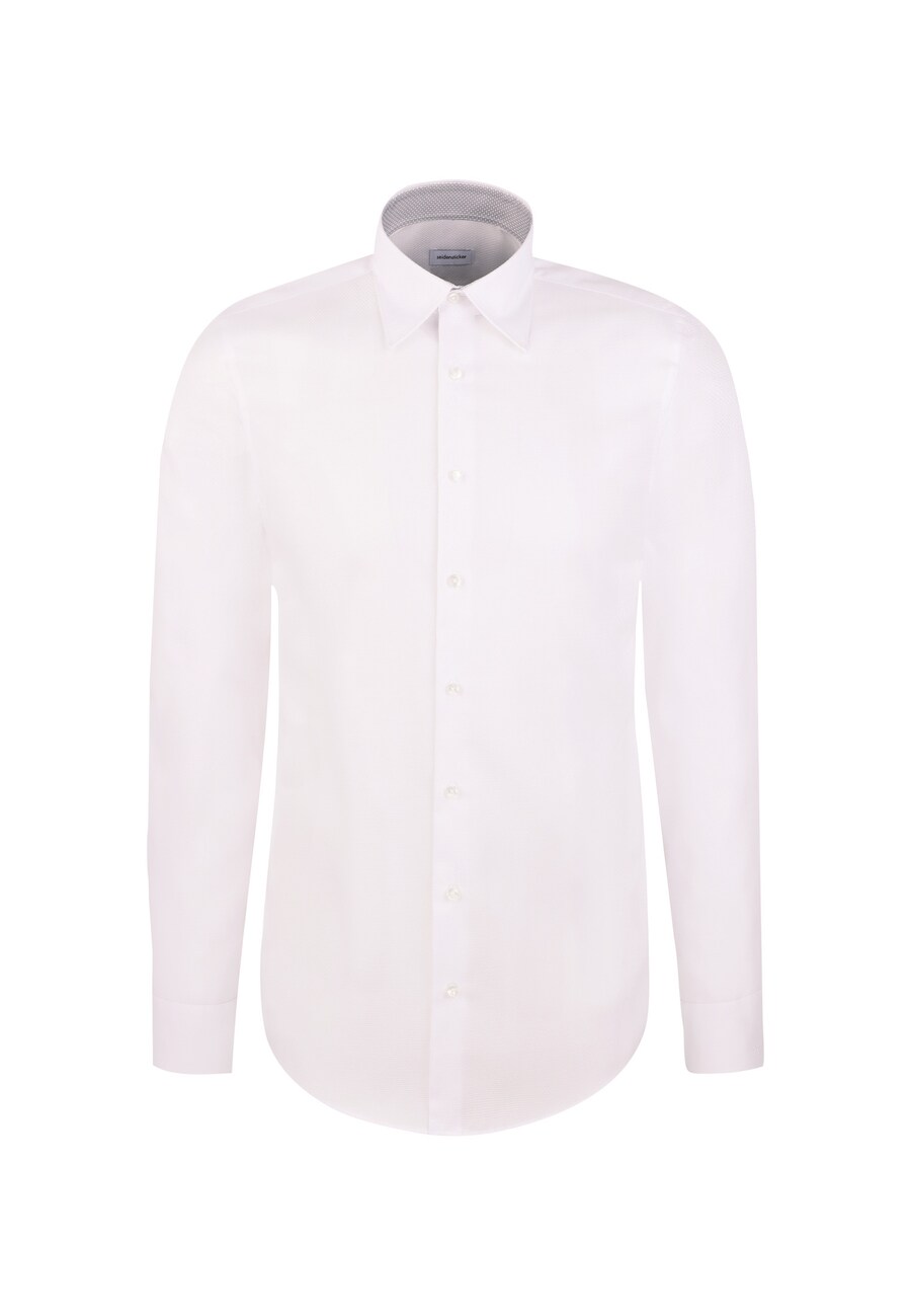 

Рубашка делового кроя Slim Fit SEIDENSTICKER Schwarze Rose, белый